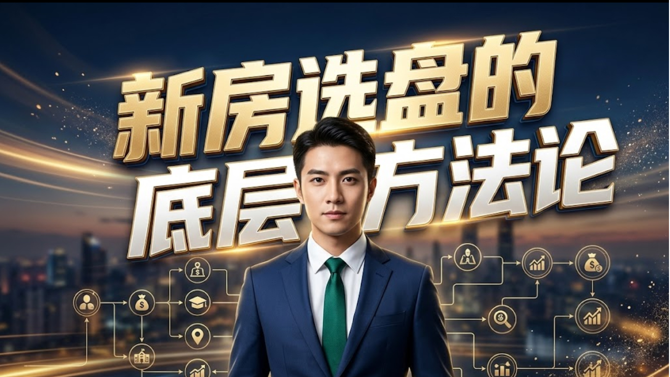 新房选盘的底层方法论——从几百个到1个的完整筛选路径。你的城市几百个新盘怎么选？一套漏斗法帮你锁定最终那1个。别再瞎跑售楼处了——5层漏斗帮你省下半年的看房时间